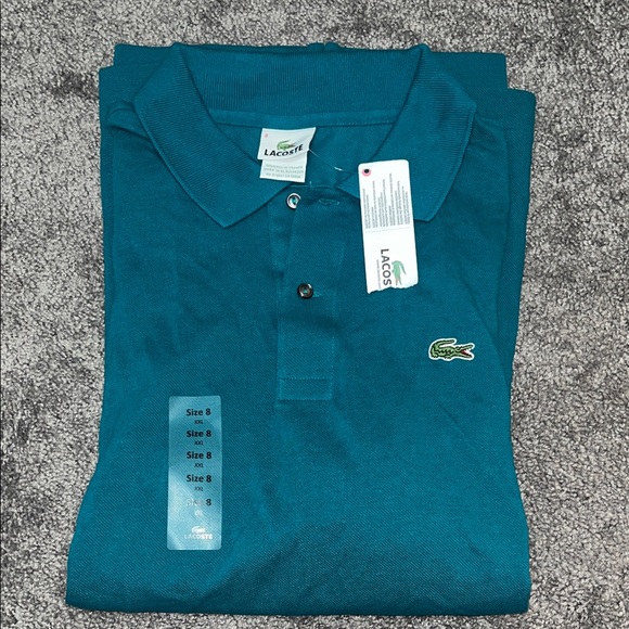 Lacoste Men's Polo in Rich Teal - Picture 1 of 4